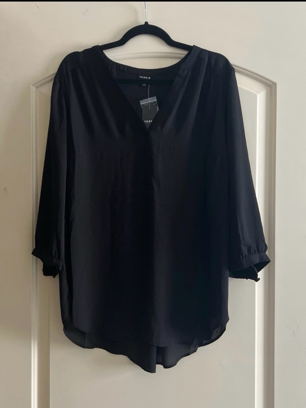 torrid Black Harper blouse-size 0